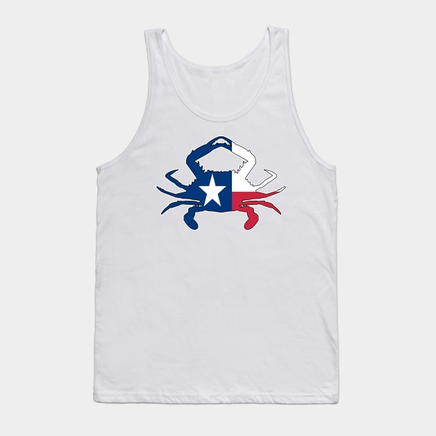 Texan Crab Tank Top by Wickedcartoons